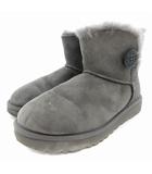 アグ UGG MINI BAILEY BUTTON 2 ムートンブーツ 24cm グレー 1016422 /AE