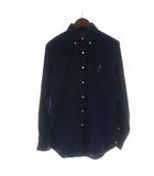 ラルフローレン RALPH LAUREN コーデュロイシャツ タグ付き 長袖 ポロベア 刺繍 S 紺 ネイビー /MQ