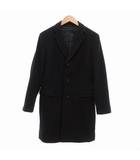 ウールカシミヤチェスターコート ペンシルシルエット S ダークネイビー 312-400518 /UO