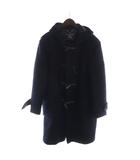 バーバリーズ Burberrys SPECIALITY DUFFLE COATING ダッフルコート ロング 長袖 ノバチェック ロング フード 紺 ネイビー /MQ