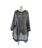 サイト s'yte HONEYCOMB MESH BIG RAGLAN SLEEVE PULLOVER メッシュTシャツ ラグラン カットソー 長袖 ロゴ 3 L 黒 ブラック UI-T05-910 /MQ