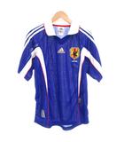 アディダス adidas サッカー ユニフォーム 日本代表 1999年モデル ホーム シャツ 半袖 背番号なし L 青 ブルー /AE