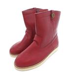 ファミリア Familiar タグ付き ブーツ 20cm レッド /UO