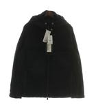 タトラス TATRAS 21AW サンジオン SANZION 袖ジャージ×ナイロンフーデッドダウンブルゾン ハイブリッドダウンジャケット アウター ナイロン フード ジップアップ ロゴ 4 XL 黒 ブラック MTAT21A4766-D /XZ