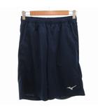 ミズノ MIZUNO タグ付き ナビドライ ニットハーフパンツ ショートパンツ ショーツ イージー S 紺 ネイビー /FF