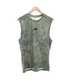 タグ付き パワー グラフィック タンクトップ 総柄 XL 緑 グリーン JP4136 /AE