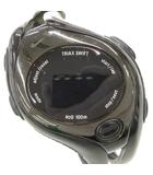 ナイキ NIKE ジャンク品 TRIAX SWIFT スポーツウォッチ 腕時計 デジタルウォッチ クォーツ 黒 ブラック WR0090 /AE