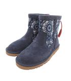 アグ オーストラリア UGG australia KAELOU BANDANA ブーツ スエード バンダナ柄 19.5cm ネイビー /UO ☆AA★