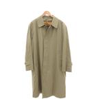 バーバリーズ Burberrys ヴィンテージ バルマカーンコート ステンカラー 裏ノバチェック ライナー付 イギリス製 カーキ /UO ☆AA★