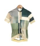  Rapha. TIME PT TRAINING JERSEY サイクルジャージ 半袖 ジップアップ S ベージュ系 グリーン /UO