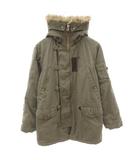 ジェネラルサプライ GENERAL SUPPLY ALPHA N-3B フライトジャケット ミリタリー 中綿 ミドル ハーフ丈 S カーキ /AE