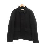 ザラ ZARA ORIGINS ワークジャケット カバーオール ダック地 L ブラック /UO