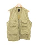 ミズノ MIZUNO アウトドア マルチポケットベスト XL ベージュ /AE