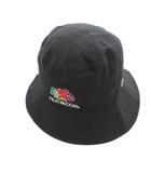 ニューエラ NEW ERA FRUIT of the LOOM バケットハット M L 黒 ブラック ロゴ刺繍 /UO