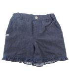 アナスイ ANNA SUI タグ付き MINI デニムパンツ ショート フリル 120 ダーキンディゴ /AE