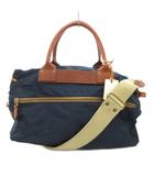 フェリージ Felisi ボストンバッグ ショルダー 2WAY ナイロン 紺 ネイビー /AE