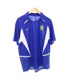 ナイキ NIKE 2002年 日韓ワールドカップ ブラジル代表 ユニフォーム Tシャツ 半袖 M 青 ブルー /AE ☆AA★