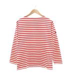 セントジェームス SAINT JAMES タグ付き GUILDO ギルド バスクシャツ ボートネック 長袖 ボーダー T3 エクリュカラー 赤 /UO