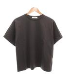 エブール ebure 美品 Tシャツ カットソー 38 半袖 スピーマコットン グレー /AE