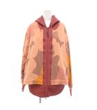 アディダス バイ ステラマッカートニー adidas by Stella McCartney タグ付き 2-in-1ヨガジャケット ナイロン 総柄 ピンク レッド系 /UO