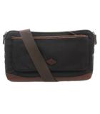 マッキントッシュフィロソフィー MACKINTOSH PHILOSOPHY ショルダーバッグ メッセンジャー ロゴ ナイロン レザー 紺 ネイビー /AE