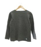 オーチバル ORCIVAL オーシバル バスクシャツ 長袖Tシャツ ボートネック 2 グレー /UO