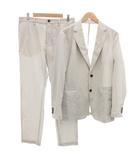 セオリー Theory 24AW Kelso Clinton CPSC W A セットアップ シアサッカー テーラードジャケット パンツ シングル 2B センターベント ナイロン 40 ライトグレー 02-4204000 /GV