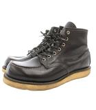 レッドウィング REDWING クラシック モック Classic Moc アイリッシュセッター モックトゥ ショートブーツ レザー レースアップ UK8 27cm 8130 黒 ブラック /GV