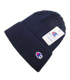 チャンピオン CHAMPION タグ付き ニットキャップ ビーニー ネイビー /UO