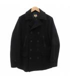 グリーンレーベルリラクシング ユナイテッドアローズ green label relaxing ピーコート Pコート M メルトン ショート丈 黒 ブラック /AE