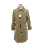 ポロ ラルフローレン POLO RALPH LAUREN タグ付き Reversible Balmacaan Coat リバーシブル バルマカーンコート ステンカラー パッチワーク ベルト付き M ベージュ マルチカラー /UO
