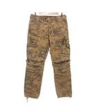 ディサイプル DISCIPLE カーゴパンツ 4 裾ドロスト 迷彩柄 カモフラ 総柄 カーキ /AE