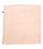 タエ アシダ TAE ASHIDA ストール 大判 フリンジ シルク 総柄 ピンク /AE