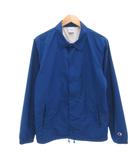 チャンピオン CHAMPION アクションスタイルテフロン加工コーチジャケット M 裾ドロスト ロゴ刺繍 青 ブルー C3-F603 /AE