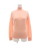 ジェイリンドバーグ J.LINDEBERG 美品 ブリッジマークハイネックセーター ニット ゴルフウェア XS 長袖 ピンク 072-15912 /AE