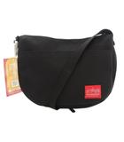 マンハッタンポーテージ Manhattan Portage タグ付き Columbus Circle Shoulder Bag ショルダーバッグ ロゴ 黒 ブラック CORDURA MP6053 /AE2