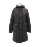 マッキントッシュ MACKINTOSH キルティングコート ロング 中綿 フード 英国製 裏地ボア グレー /GV