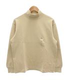 ユニクロ UNIQLO U タグ付き 24AW ブラッシュドモックネックTシャツ プルオーバー S ベージュ 341-471806 /GV1