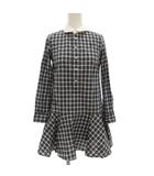 ポロ ラルフローレン POLO RALPH LAUREN 長袖ワンピース 10 チェック ネイビー 紺 グリーン 緑 チェック /GV