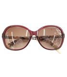 バタフライサングラス メガネ アイウェア 55□15 135 ラウンド型 SFU228J 茶 ブラウン 赤 レッド /GV