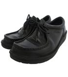 クラークス clarks active AIR Sultan Sun サルタンサン エアワラビー シューズ レザー 8.5 ブラック /UO