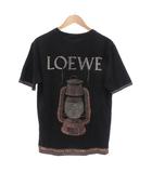 ロエベ LOEWE 18AW Tシャツ 半袖 ランタングラフィック バックプリント M ブラック /UO ☆AA★