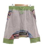 フラボア FRAPBOIS サルエルパンツ 1 総柄 刺繍 イージー グレー 緑 グリーン /AE