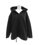 プーマ PUMA emmi パーカー フーディ M プルオーバー ロゴ刺繍 長袖 黒 ブラック /AE