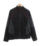  キャノンデール Cannondale ジャケット L ジップアップ フリース切替 黒 ブラック 9M380 /AE