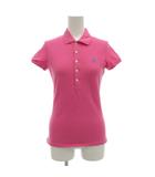 ポロ ラルフローレン POLO RALPH LAUREN ポロシャツ カットソー 半袖 S 鹿の子 ポニー刺繍 ピンク /GV