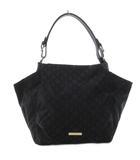 ラシット RUSSET ワンショルダーバッグ 手提げ 肩掛け ナイロン ロゴ 総柄 黒 ネイビー /FF