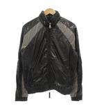 デュベティカ DUVETICA タグ付き TAMIRI ライトダウンジャケット ジップアップ 襟フード収納 裏地メッシュ 50 黒 ブラック グレー /GV