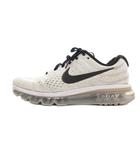 ナイキ NIKE AIR MAX 2017 ランニングシューズ 25.5cm スニーカー ローカット ロゴ 白 ホワイト 黒 ブラック 849559-100 /AE