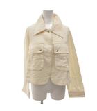 ユナイテッドアローズ UNITED ARROWS CITEN タグ付き クロップドジャケット ブルゾン F アイボリー /FF